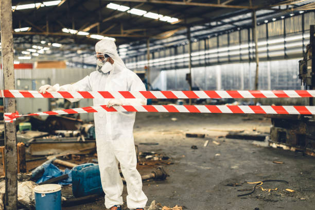 Professional Biohazard technician working in Ocracoke, NC